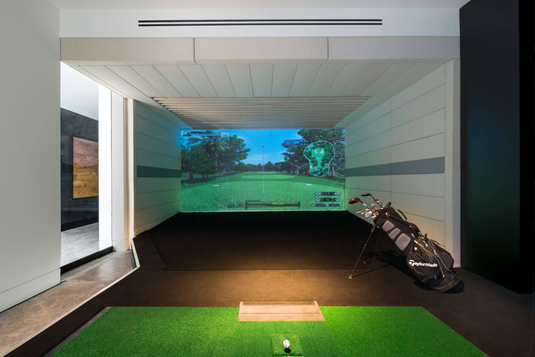 visualise golf simulator before installation